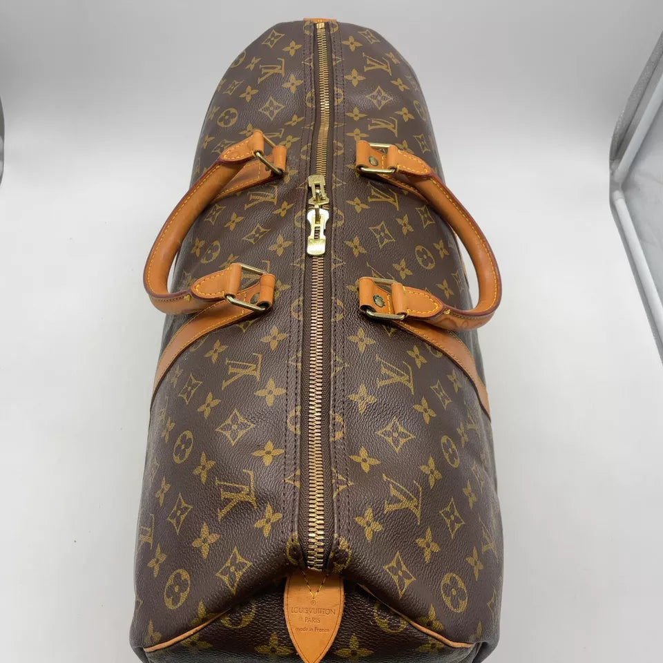 Louis Vuitton Monogram Keepall Boston Bag 50