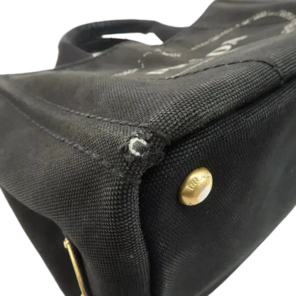 PRADA Logo Canapa Canvas 2way Tote Bag