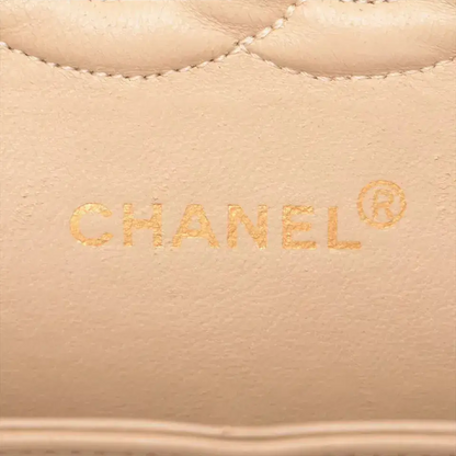CHANEL Matelasse 25 Lambskin Double Flap Chain Bag