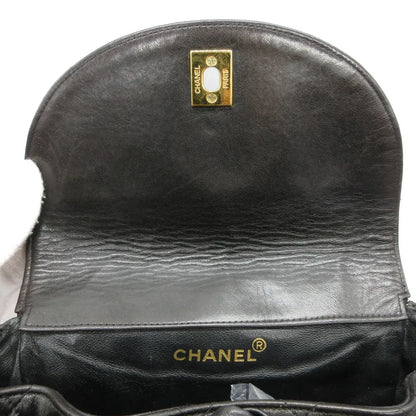 Authentic CHANEL CC Logo Matelasse Chain Backpack Bag