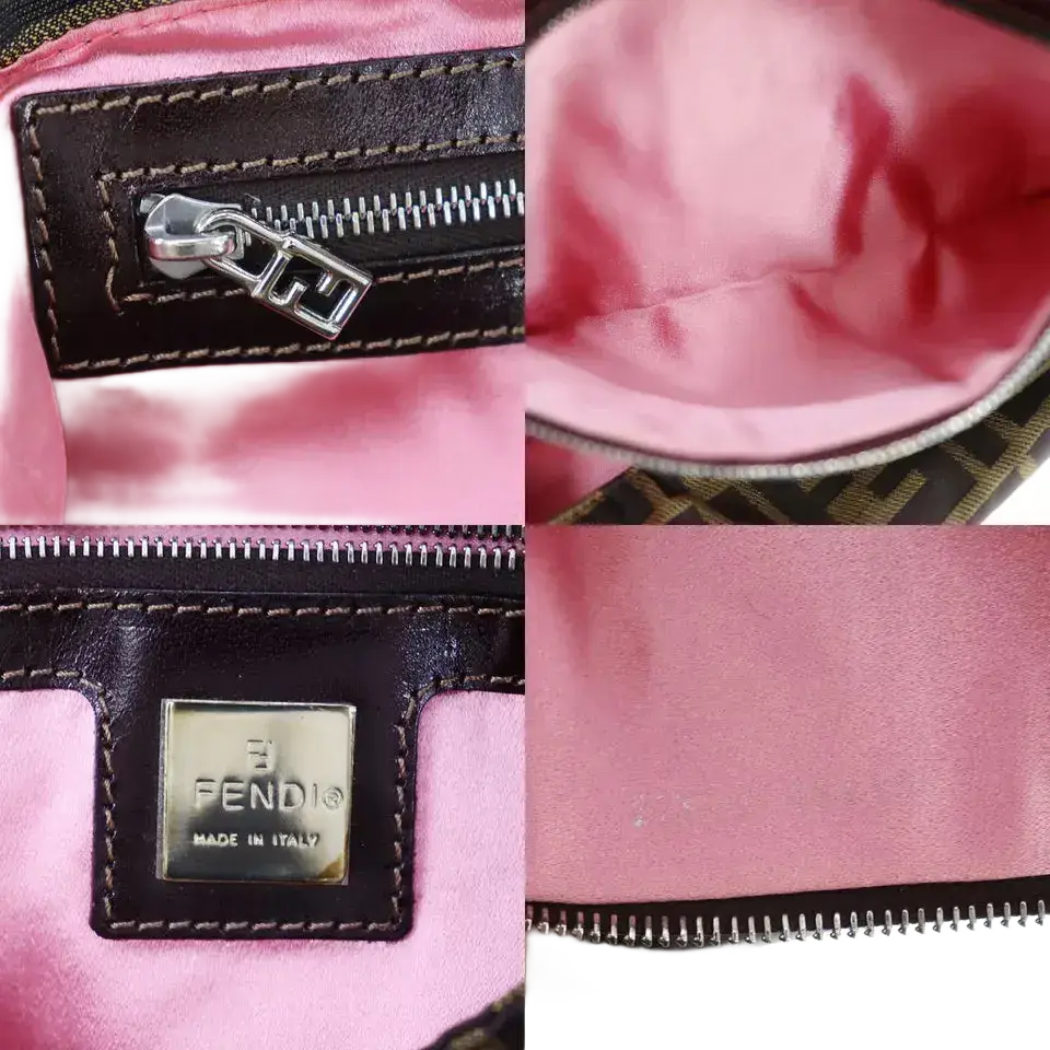 FENDI Zucca Mamma Bucket Handbag