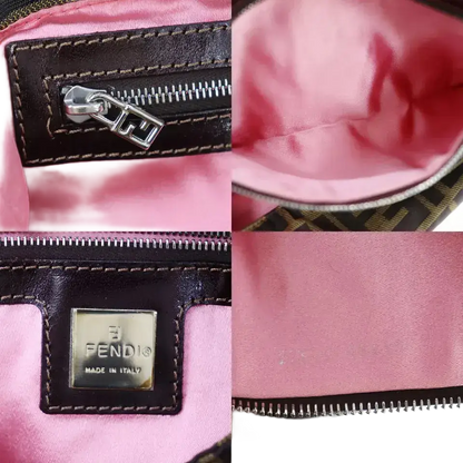 FENDI Zucca Mamma Bucket Handbag