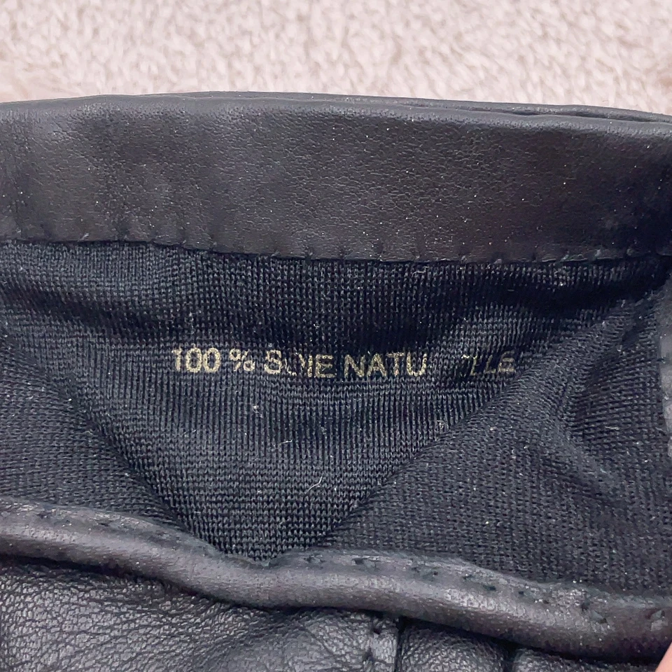 Hermès Série Gloves in Black Leather