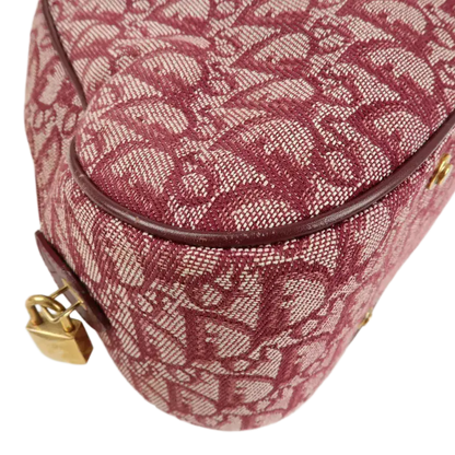 Christian Dior Trotter Canvas Leather Boston Bag