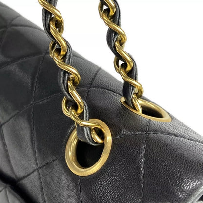 CHANEL Double Flap Matelasse Shoulder Bag