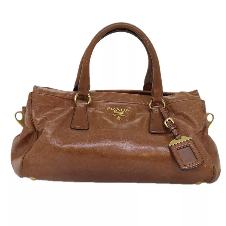 PRADA 2way Leather Handbag