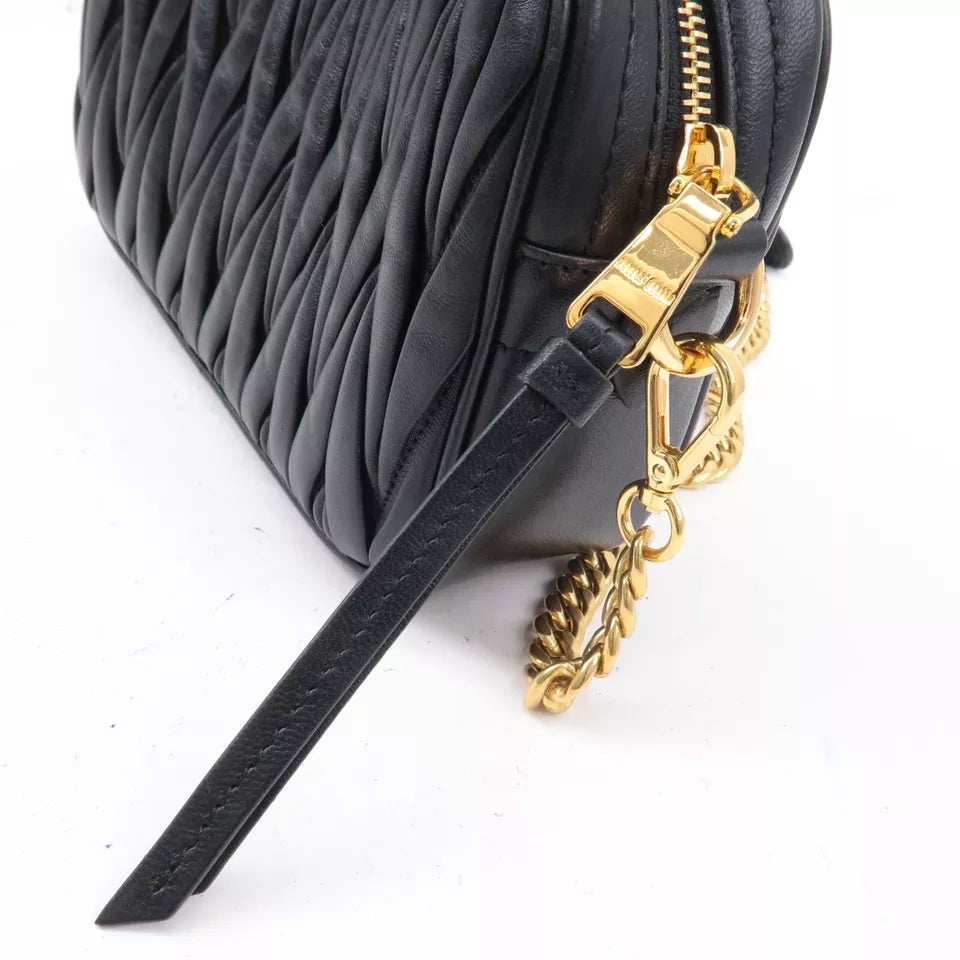 MIU MIU Matelasse Chain Shoulder Bag