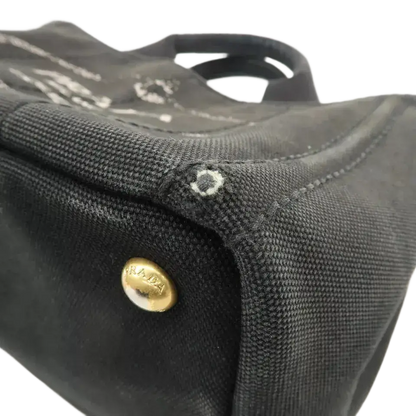 PRADA Logo Canapa Canvas 2way Tote Bag