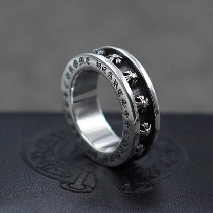 Chrome Hearts Ring - Silver Punk Mini 2006 Thin Version