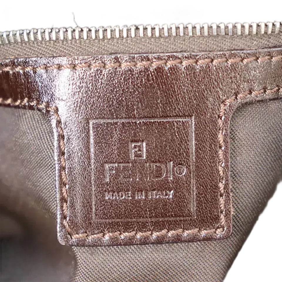 FENDI Zucca Mamma Bucket Handbag