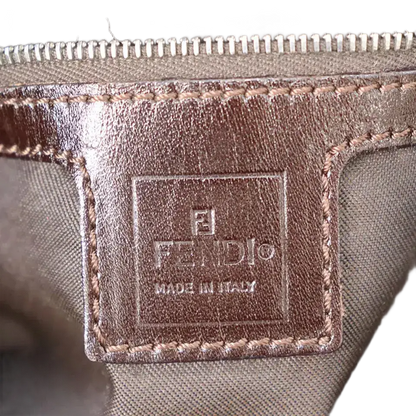 FENDI Zucca Mamma Bucket Handbag
