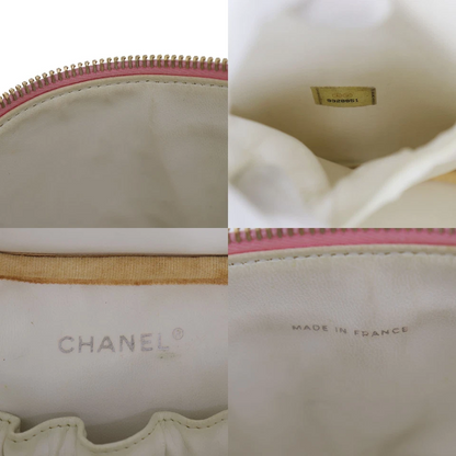 Chanel Vanity Handbag in Pink Caviar Leather (Vintage)