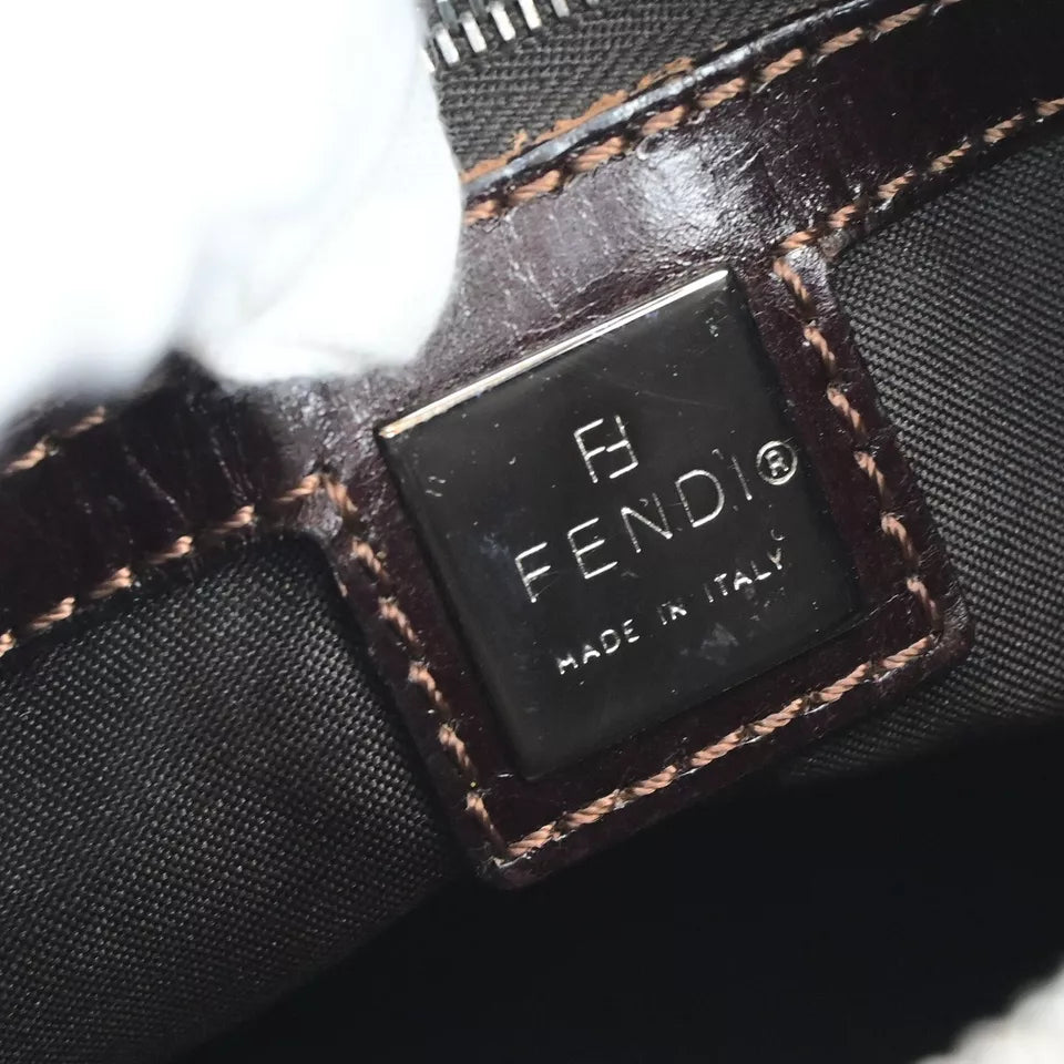 Fendi Logo Zucca Pattern Handbag