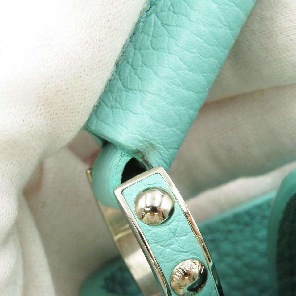 LOUIS VUITTON Capucines Size MINI Taurillon Leather Miami Green