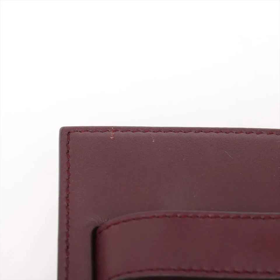 Saint Laurent Paris Sac de Jour Leather 2 Way Handbag Bordeaux