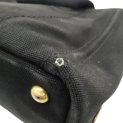 PRADA Logo Canapa Canvas 2way Tote Bag