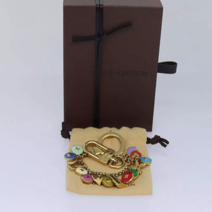 LOUIS VUITTON Monogram Porte Cles Chainne Pastilles Charm