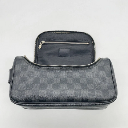Louis Vuitton Damier Graphite Black Toiletry Pouch