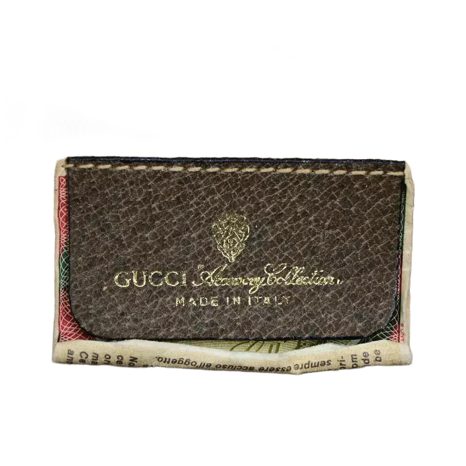 GUCCI Logo Sherry GG Pattern Travel Handbag – Brown PVC/Leather
