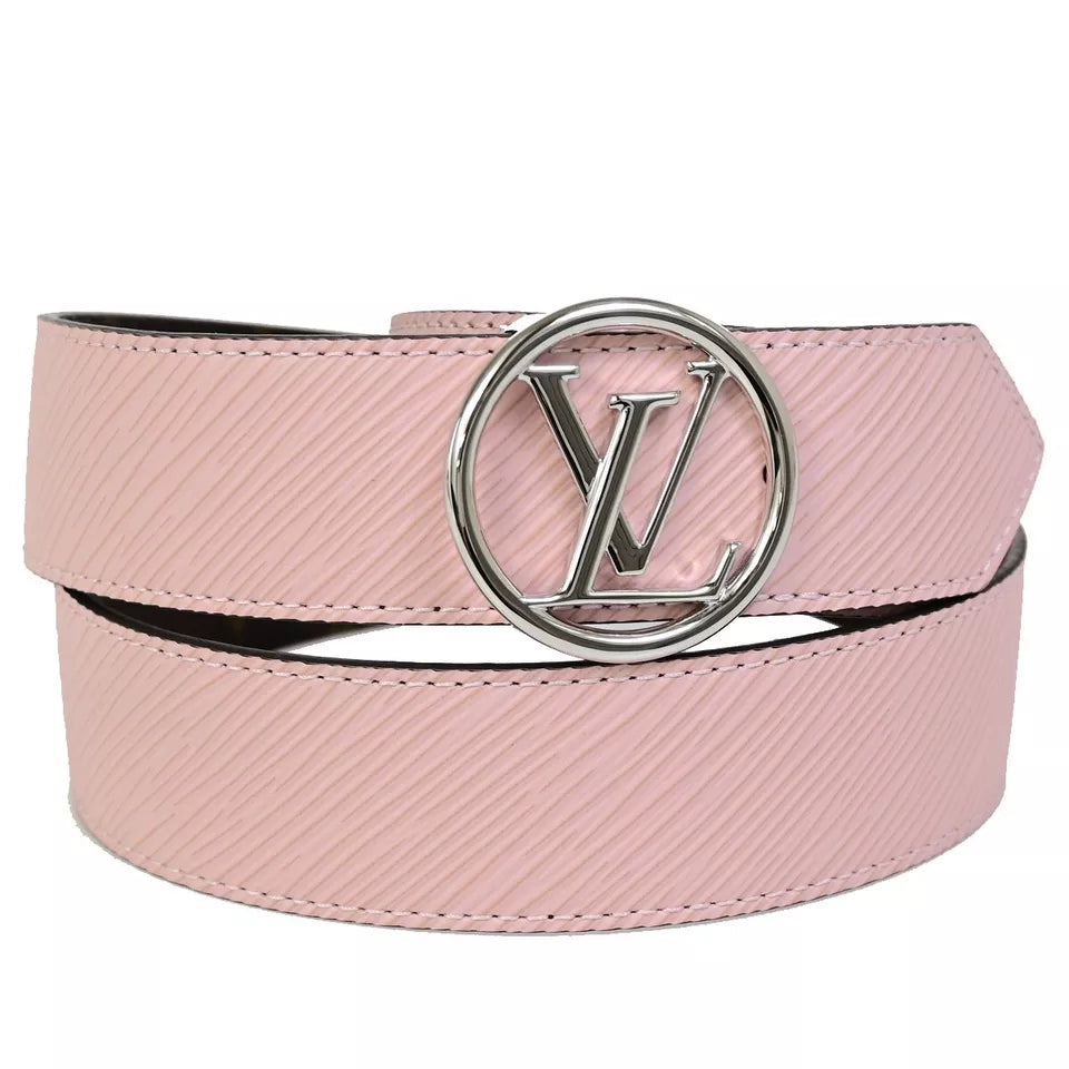 Louis Vuitton Ceinture LV Circle Belt in Monogram Epi Pink