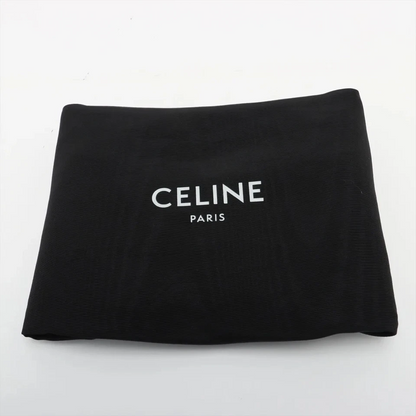 Celine Luggage Nano Shopper Leather 2 Way Handbag Gray