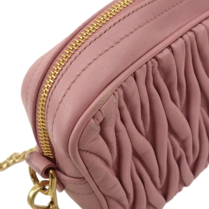 MIU MIU Matelasse Chain Shoulder Bag