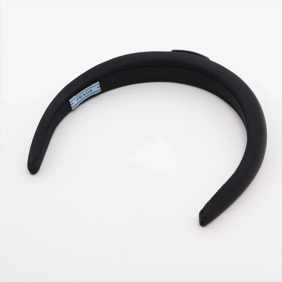 Prada Headband Fabric Black