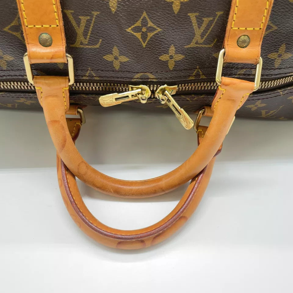 Louis Vuitton Monogram Keepall Boston Bag 50