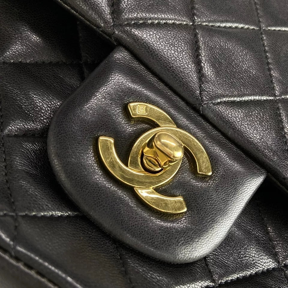 CHANEL Double Flap Matelasse Shoulder Bag