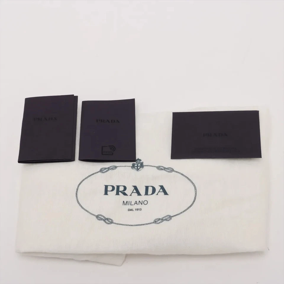 Prada Diagramme Leather Chain Shoulder Bag in Pink