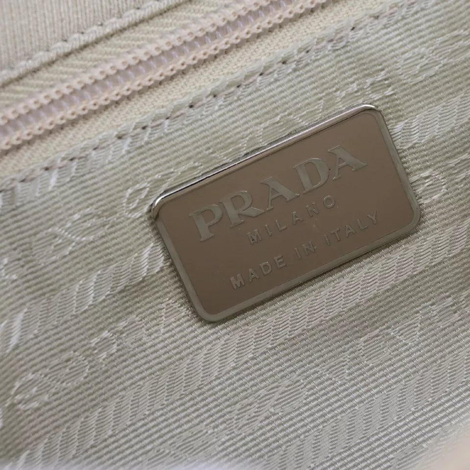 PRADA Milano Logo Chain Shoulder Bag