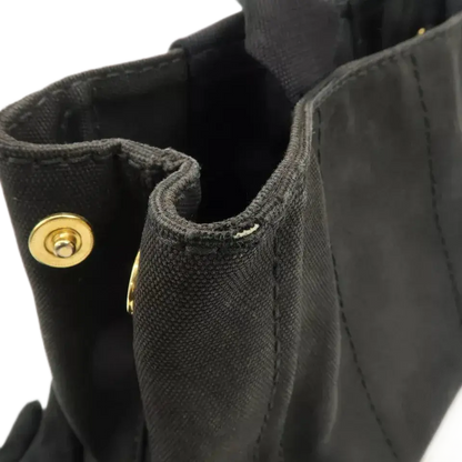 PRADA Logo Canapa Canvas 2way Tote Bag