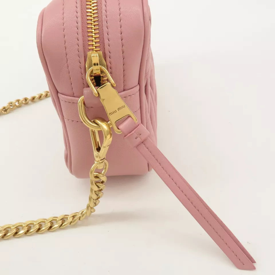 MIU MIU Matelasse Chain Shoulder Bag