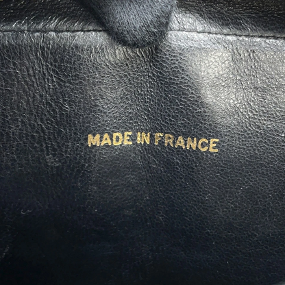 Chanel Mademoiselle Chain Shoulder Bag with Tassel in Black Lambskin