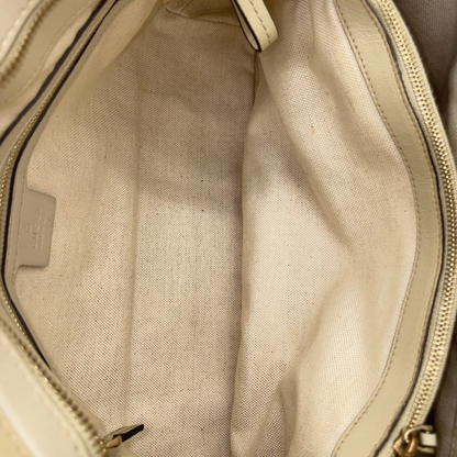 Gucci Guccissima Mayfair Tote Bag in Ivory Leather