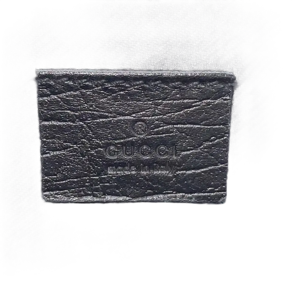 GUCCI Cosmetics Accessory Pouch In Navy GG Canvas