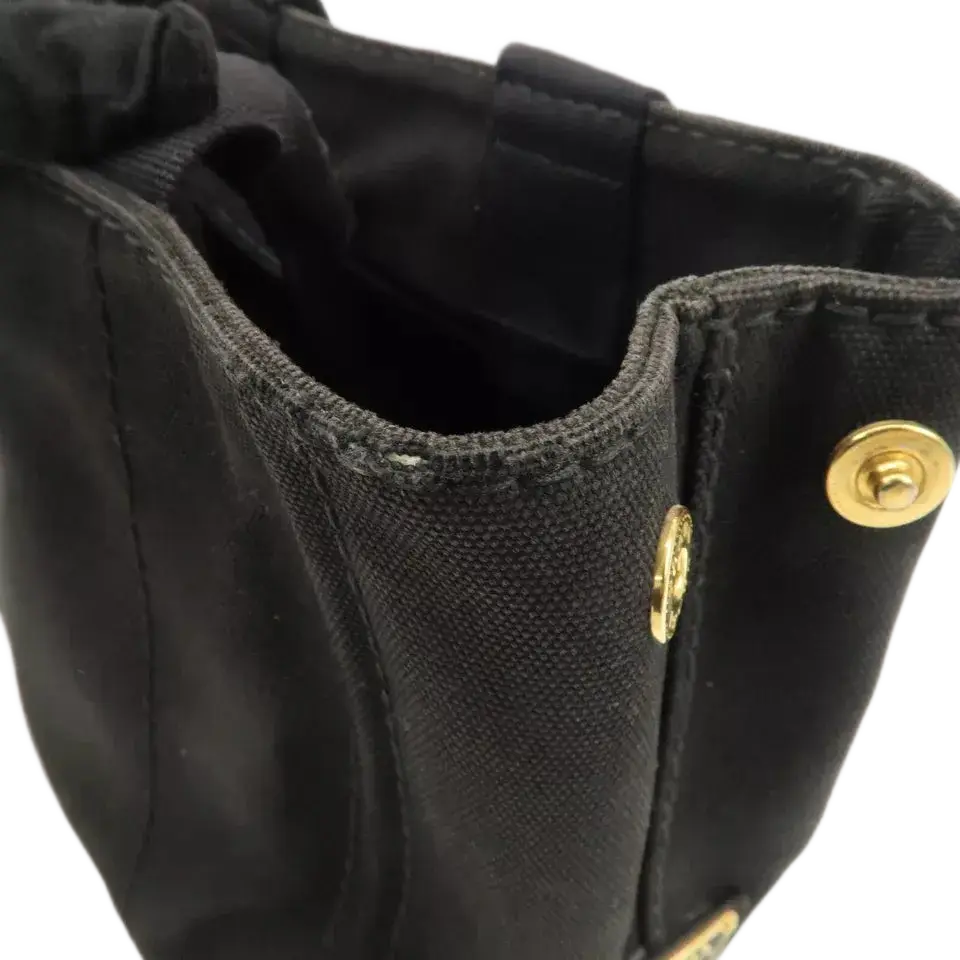 PRADA Logo Canapa Canvas 2way Tote Bag