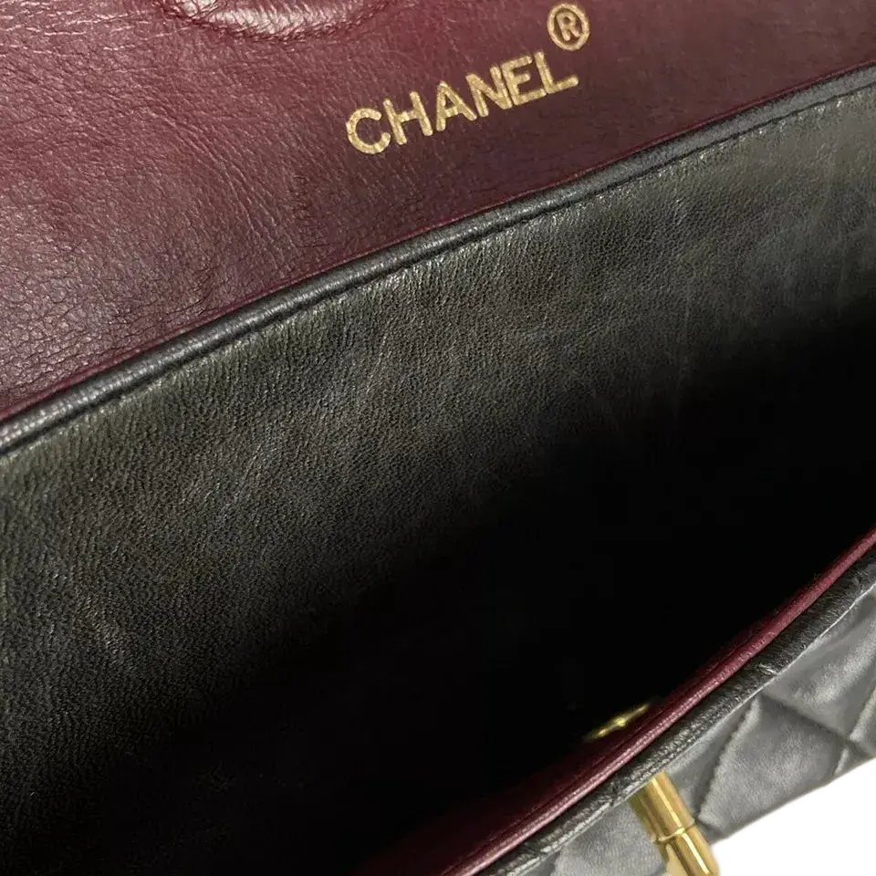 CHANEL Double Flap Matelasse Shoulder Bag