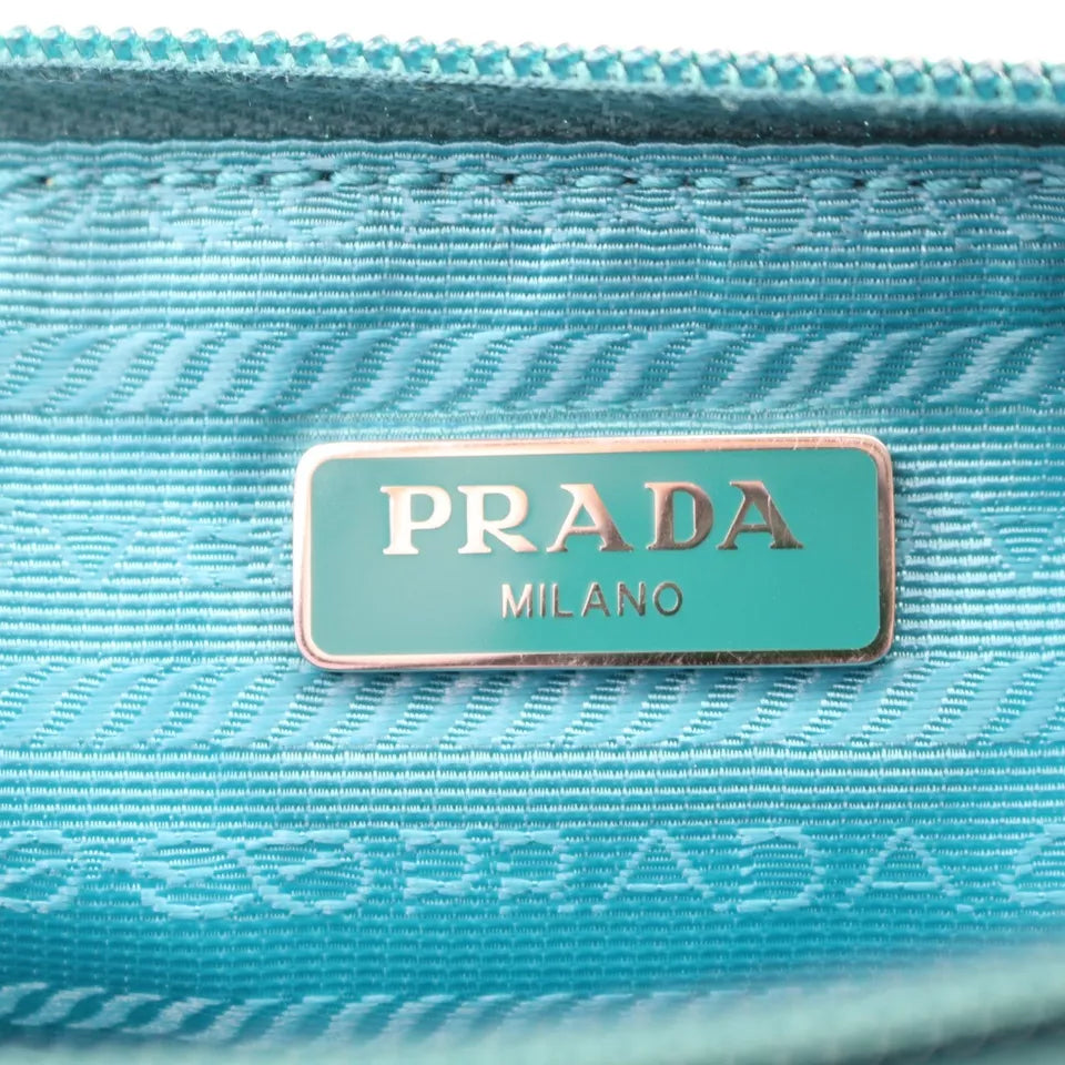 PRADA Logo Clutch Pouch Bag