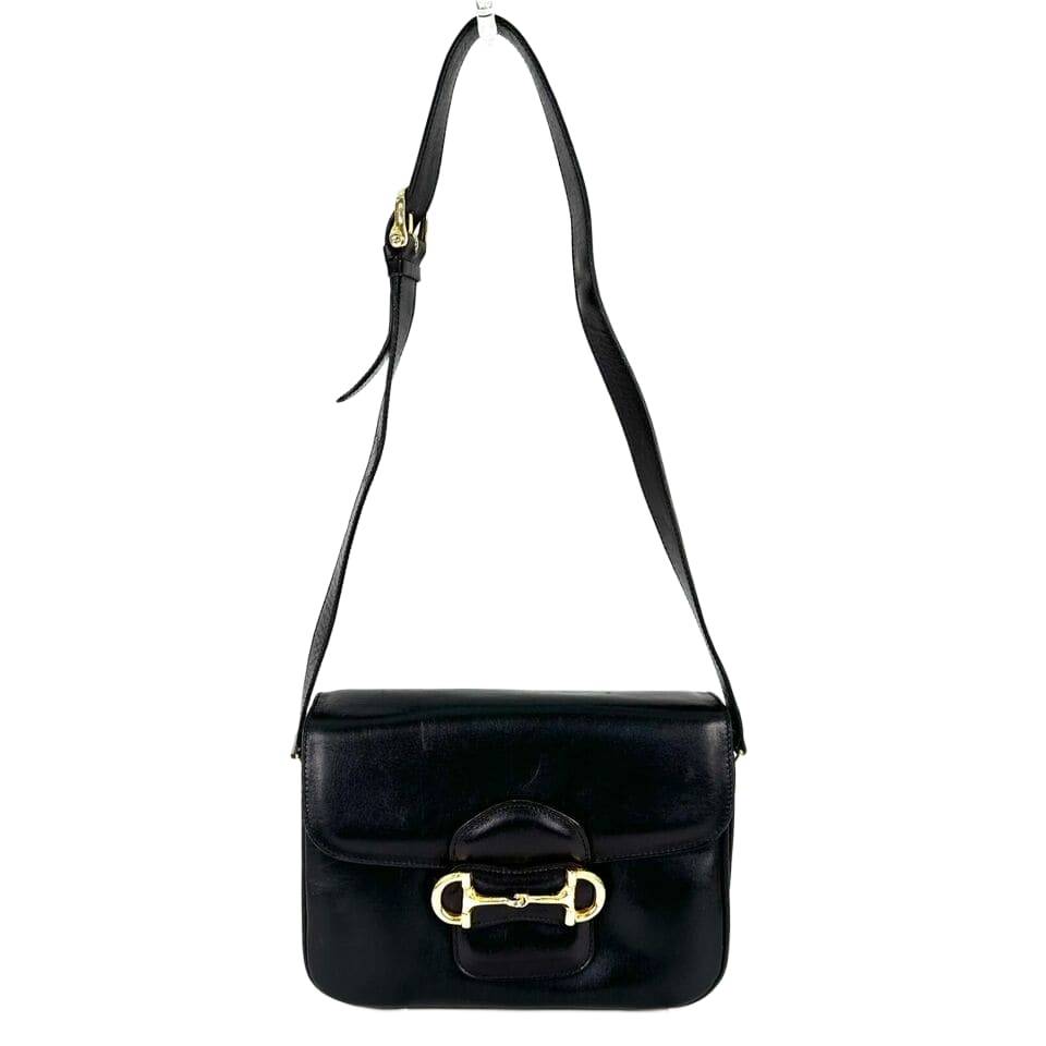 Celine Horse Bit Shoulder Hand Bag Purse Authentic 343
