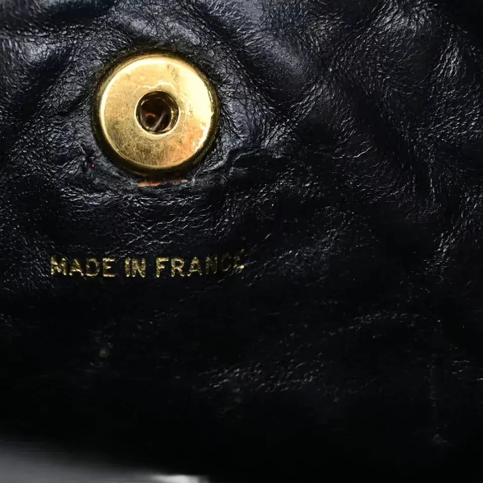 CHANEL CC Logo Matelasse Chain Backpack Bag – Black Leather