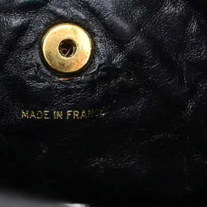CHANEL CC Logo Matelasse Chain Backpack Bag – Black Leather