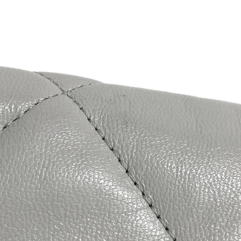CHANEL CHANEL19 Gray Lambskin Shoulder Bag