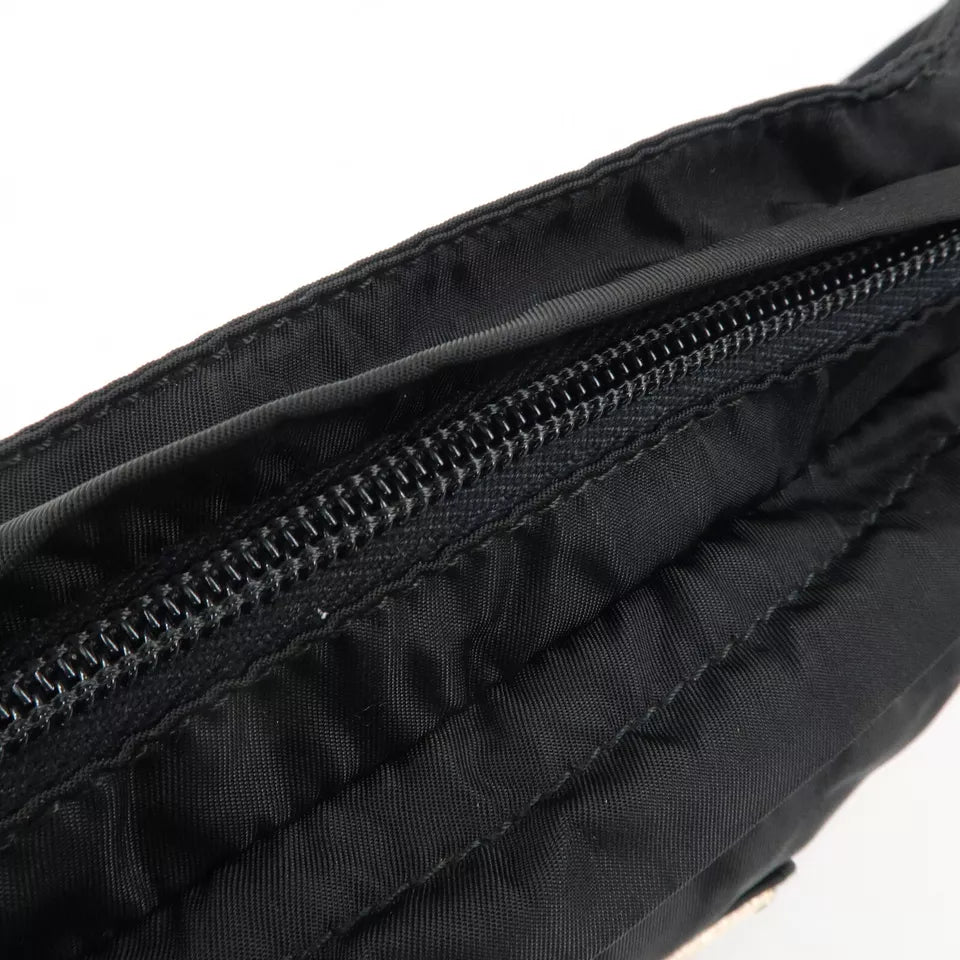 PRADA Nylon Leather Waist Bag