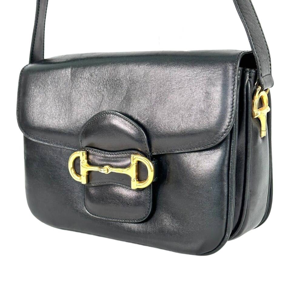Celine Horse Bit Shoulder Hand Bag Purse Authentic 343