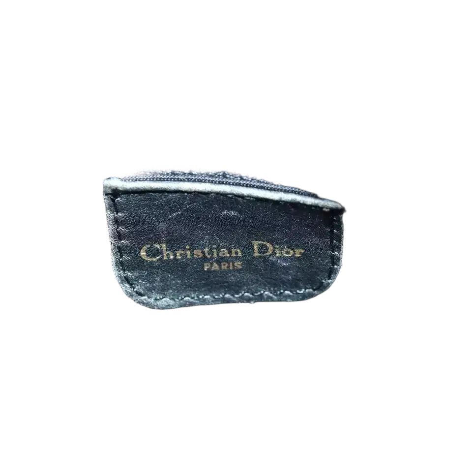 Christian Dior Handbag – Blue/Gold Canvas