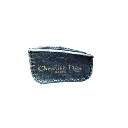 Christian Dior Handbag – Blue/Gold Canvas