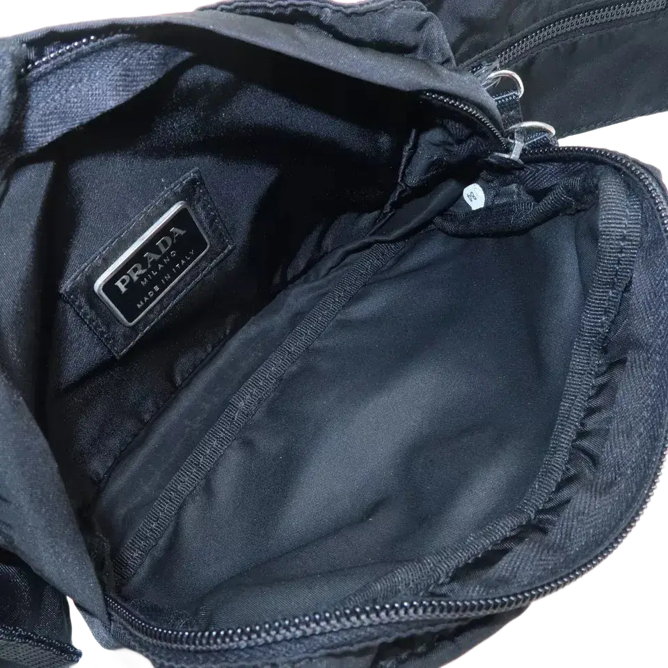 PRADA Nylon Leather Waist Bag