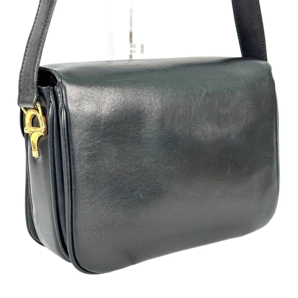Celine Horse Bit Shoulder Hand Bag Purse Authentic 343
