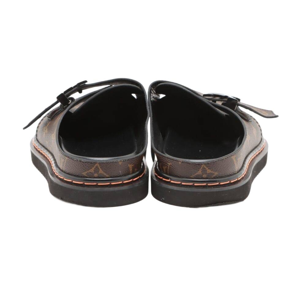 Vuitton LV Easy Line Mule 7 Men's Brown Monogram LV Logo